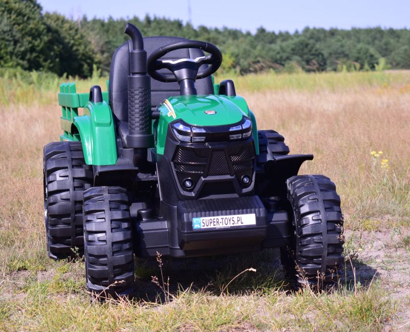MEGA TRAKTOR AGRICULTURE Z PRZYCZEPĄ 2X200, 24V, SZYBKI SUPER JAKOSĆ/JC000B - obrazek 4