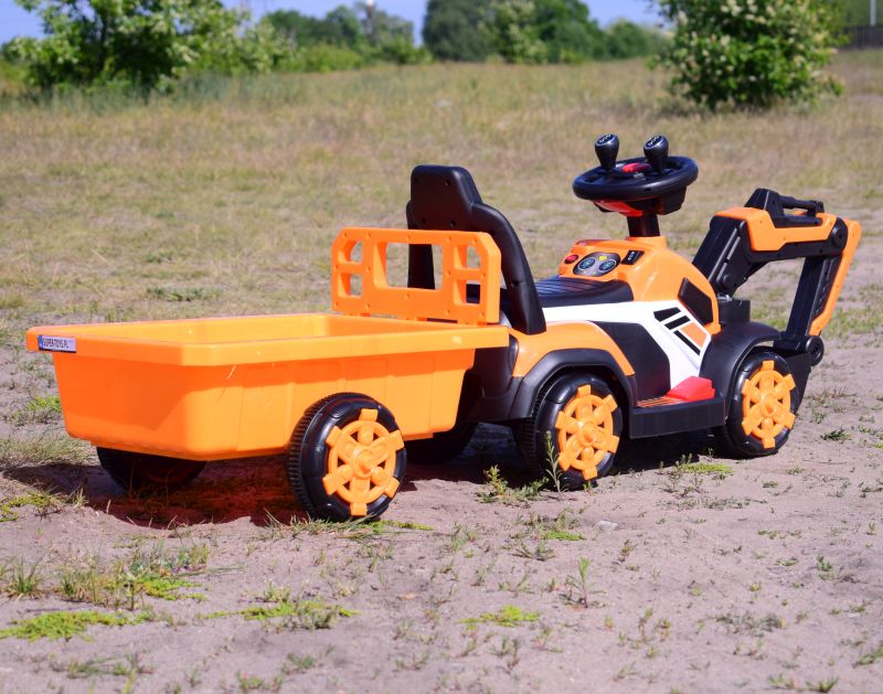 KOPARKA NA AKUMULATOR Z PRZYCZEPĄ, PEŁNA ELEKTRUKA/XZ219 - obrazek 7