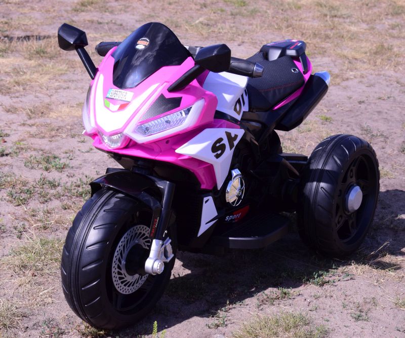 MEGA MOTOR 3 KOŁOWY SPORT, DWA SILNIKI , MIĘKKIE KOŁA, MIĘKKIE SIEDZENIE, GAZ W MANETCE/FB6886 - obrazek 11