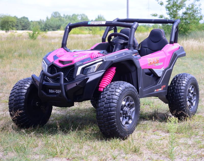 MEGA BUGGY SXS DLA 2 DZIECI 2X120W, SUPER MOC, PRZESUWANE SIEDZENIE, WALIZKA/BBH028 - obrazek 14