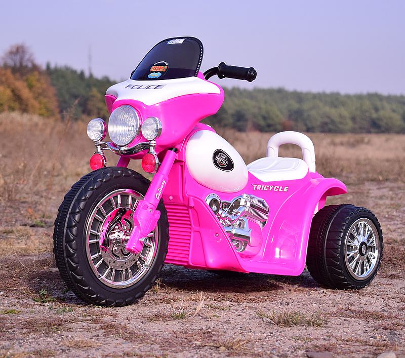 MOTOR POLICYJNY - PIERWSZY MOTOREK DLA DZIECKA, 3 KOŁOWY/JT568 - obrazek 7
