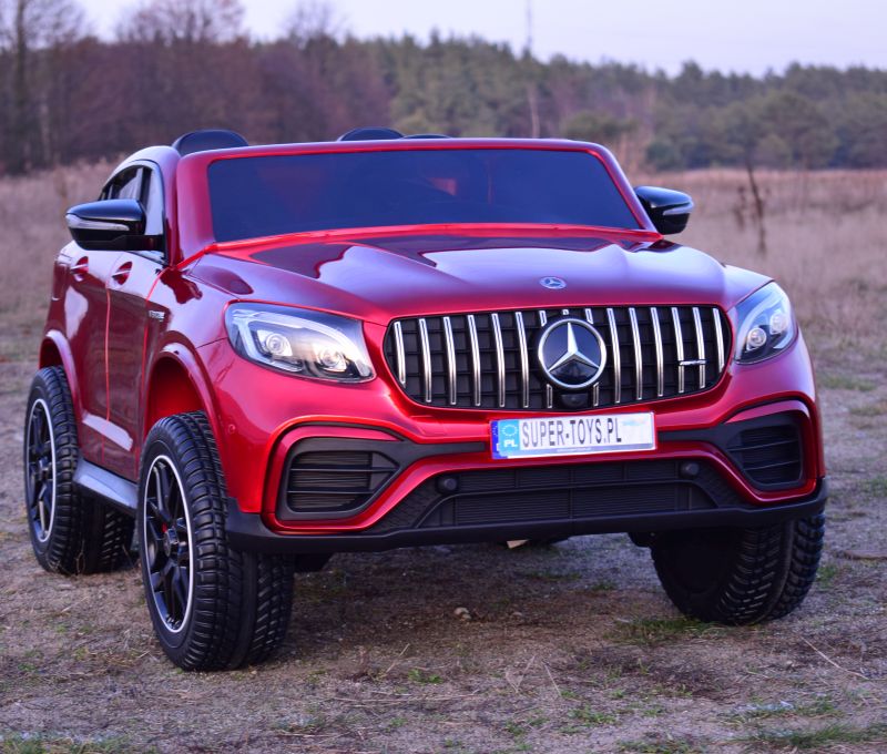MERCEDES GLC 63S LICENCJA, 4X4, 2x12V, WALIZKA, MIĘKKIE KOŁA EVA, MIĘKKIE SIEDZENIE, LAKIER POLEROWANY, FULL OPCJA/XMX608 - obrazek 8