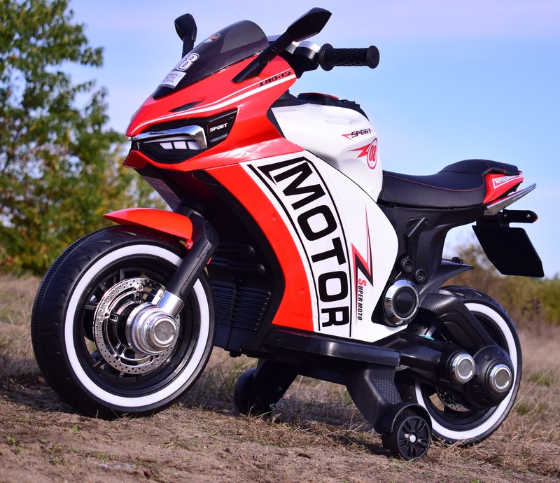 DUŻY MOTOR ŚCIGACZ STRONG 2 EXCLUSIVE, ŚWIECĄCE KOŁA, 2 KOŁOWY/HT6188-2 - obrazek 8