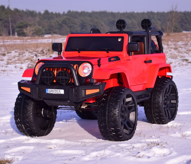 MEGA JEEP 4X4, MIĘKKIE KOŁA, MIĘKKIE SIEDZENIE, FUNKCJA BUJANIA SUPER HIT/LT828 - obrazek 14