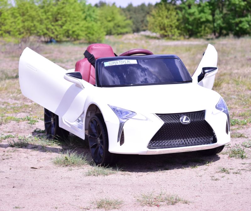 ORYGINALNY LEXUS LC500 NA NAJLEPSZEJ WERSJI, MIĘKKIE KOŁA, MIĘKKIE SIEDZENIE/JE1618 - obrazek 7