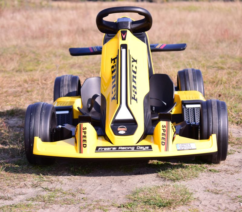 SZYBKI GOKART FANCY NA AKUMULATOR 12V, REGULOWANA - ROZSUWANA RAMA, SUPER ZABAWABDQ-8 - obrazek 8
