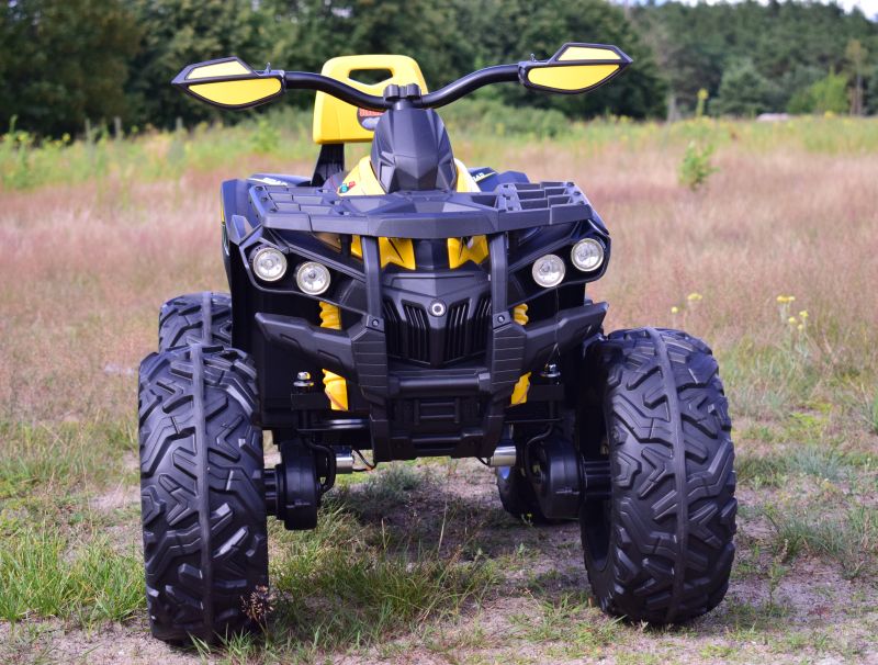 WIELKI QUAD NA AKUMULATOR POWER HERO - 4 SILNIKI, MIĘKKIE KOŁA/QLS3288 - obrazek 7
