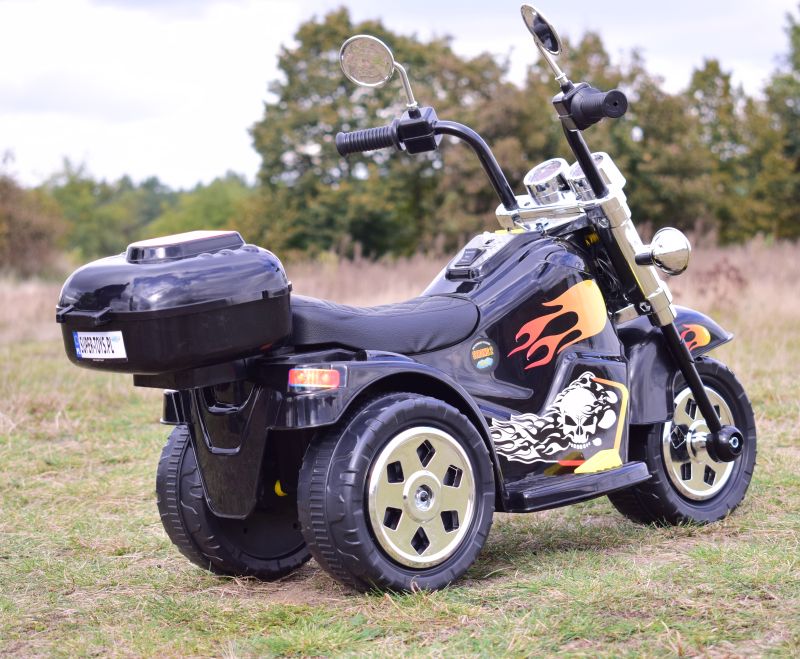 PIERWSZY MOTOR CHOPPER NA AKUMULATOR Z KUFERKIEM/LL777-1 - obrazek 8