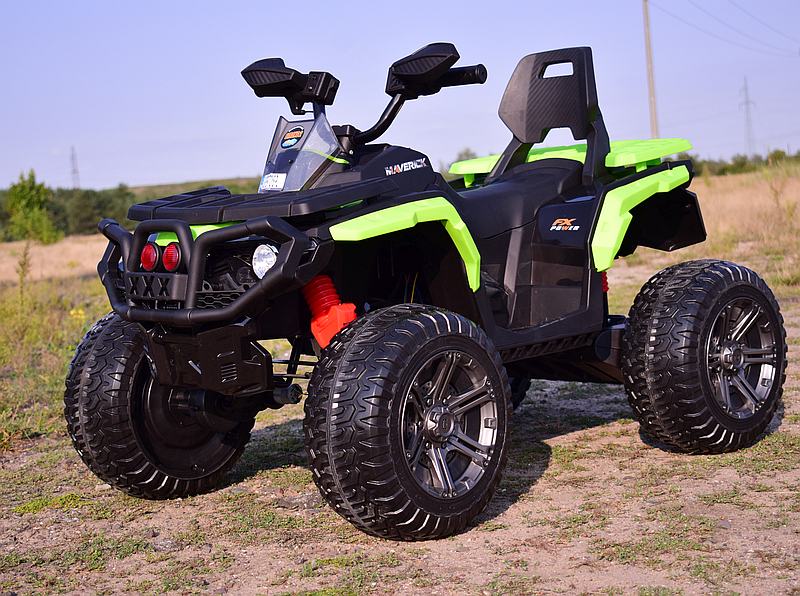MEGA WIELKI QUAD MAVERICK Z NAPĘDEM 4X4, AMORTYZATORY, MIĘKKIE KOŁA, GAZ W MANETCE, HAMULEC/BBH3588 - obrazek 8