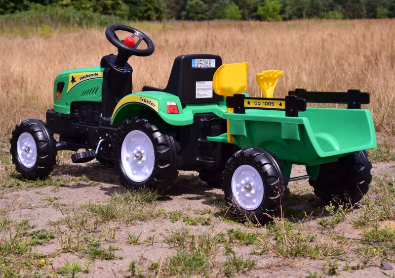 TRAKTOR NA PEDAŁY Z PRZYCZEPĄ I AKCESORIAMI/TR3001 - obrazek 15