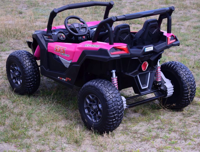 MEGA BUGGY SXS DLA 2 DZIECI 2X120W, SUPER MOC, PRZESUWANE SIEDZENIE, WALIZKA/BBH028 - obrazek 15