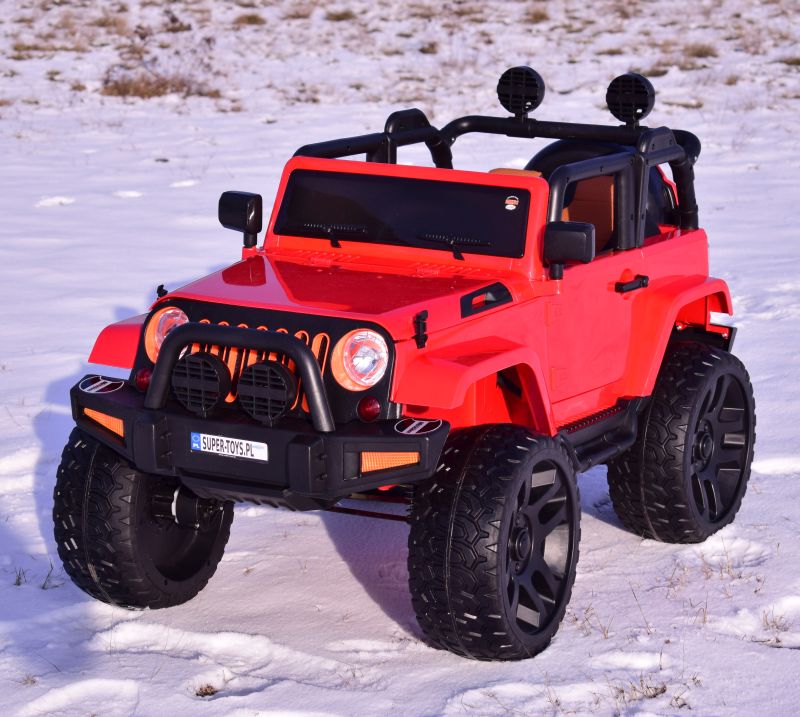 MEGA JEEP 4X4, MIĘKKIE KOŁA, MIĘKKIE SIEDZENIE, FUNKCJA BUJANIA SUPER HIT/LT828 - obrazek 15