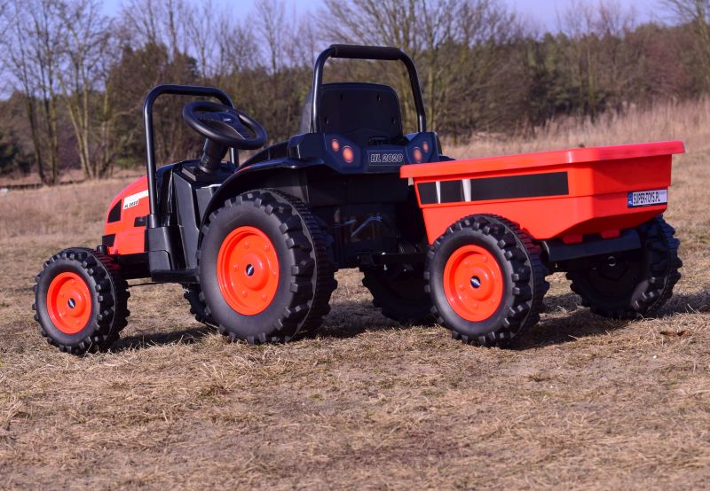 MEGA TRAKTOR Z PRZYCZEPĄ. MIĘKKIE SIEDZENIE, PILOT, RADIO FM/HL388 - obrazek 5