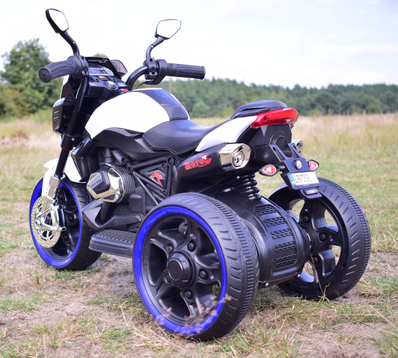 MOTOR MOTO 3 KOŁOWY, ŚWIECĄCE KOŁA, GAZ W MANETCE/BH818 - obrazek 8