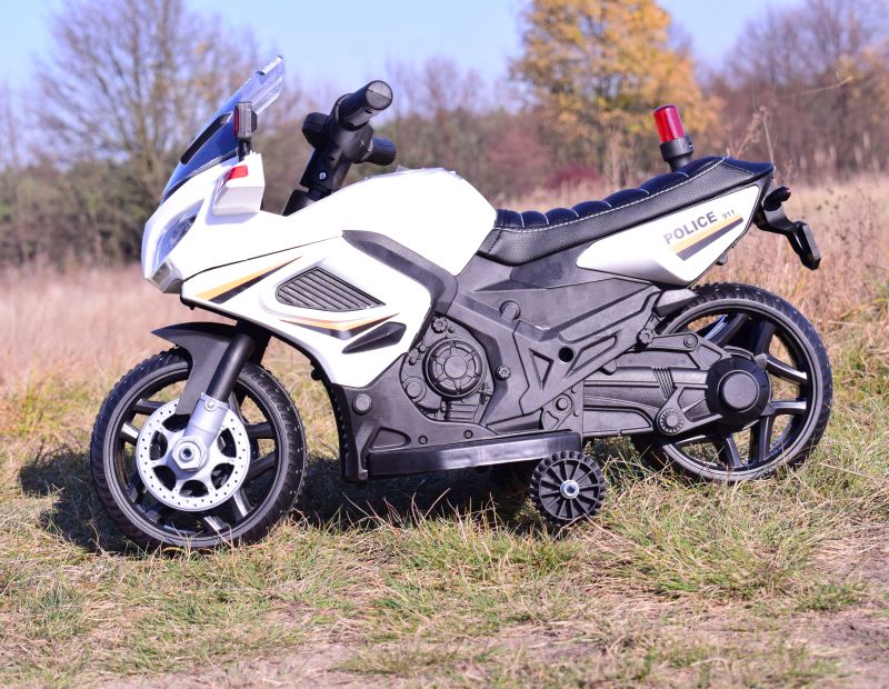 PIERWSZY MOTOR POLICYJNY Z KOGUTEM - DLA MALUSZKA/JC-911 - obrazek 8
