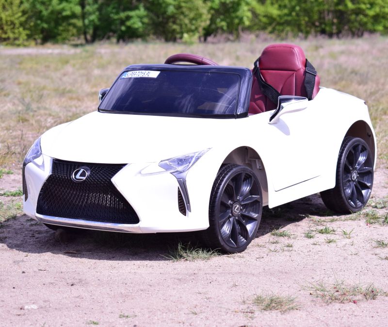 ORYGINALNY LEXUS LC500 NA NAJLEPSZEJ WERSJI, MIĘKKIE KOŁA, MIĘKKIE SIEDZENIE/JE1618 - obrazek 8