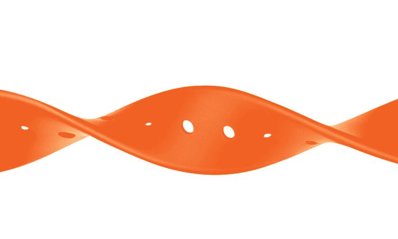 Pasek silikonowy do Xiaomi 5/6 - pomarańczowy - obrazek 4