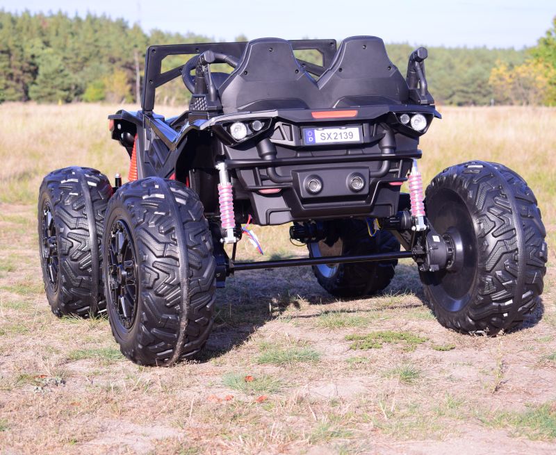 MEGA BUGGY DLA 2 DZIECI, 4 SILNIKI ( 310 W), 24V, MIĘKKIE SIEDZENIE, MIĘKKIE KOŁA, WALIZKA NA AKUMULATOR,/SX-2139 - obrazek 7
