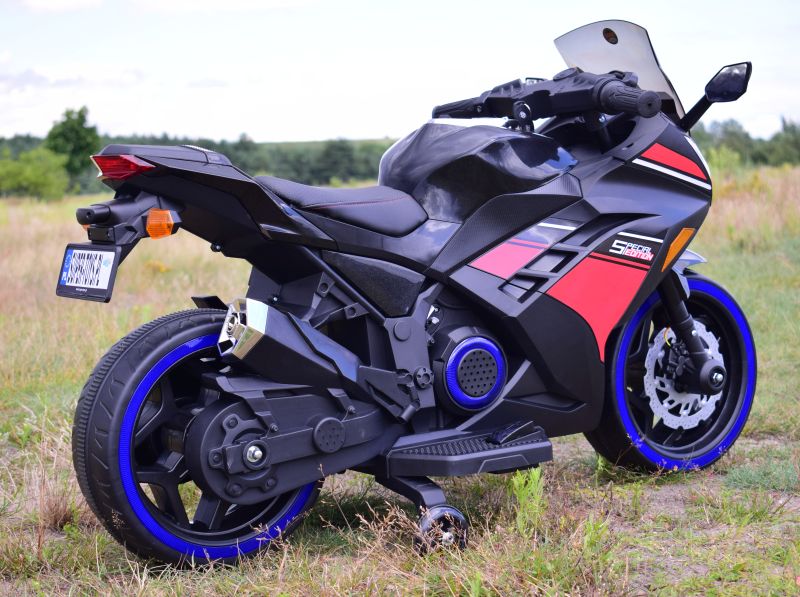 MEGA MOTOR ŚCIGACZ STRONG 2 EXCLUSIVE, ŚWIECĄCE KOŁA, GAZ W MANETCE, HAMULEC/DLS07 - obrazek 13