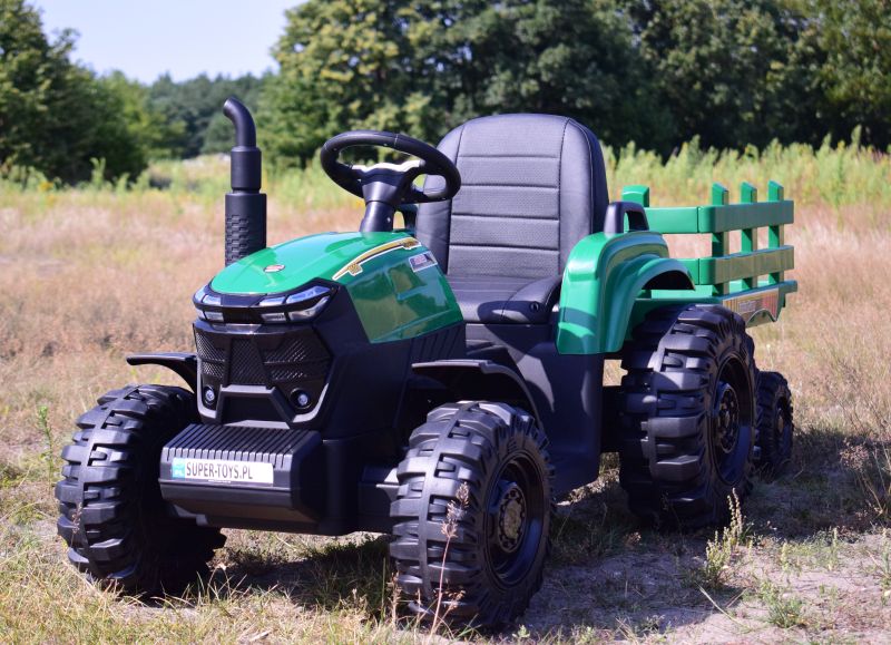 MEGA TRAKTOR AGRICULTURE Z PRZYCZEPĄ 2X200, 24V, SZYBKI SUPER JAKOSĆ/JC000B - obrazek 6