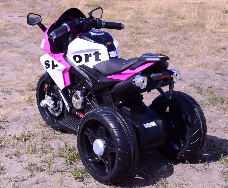 MEGA MOTOR 3 KOŁOWY SPORT, DWA SILNIKI , MIĘKKIE KOŁA, MIĘKKIE SIEDZENIE, GAZ W MANETCE/FB6886 - obrazek 13
