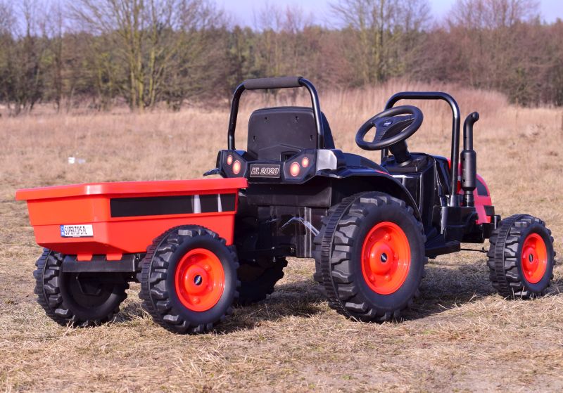 MEGA TRAKTOR Z PRZYCZEPĄ. MIĘKKIE SIEDZENIE, PILOT, RADIO FM/HL388 - obrazek 6