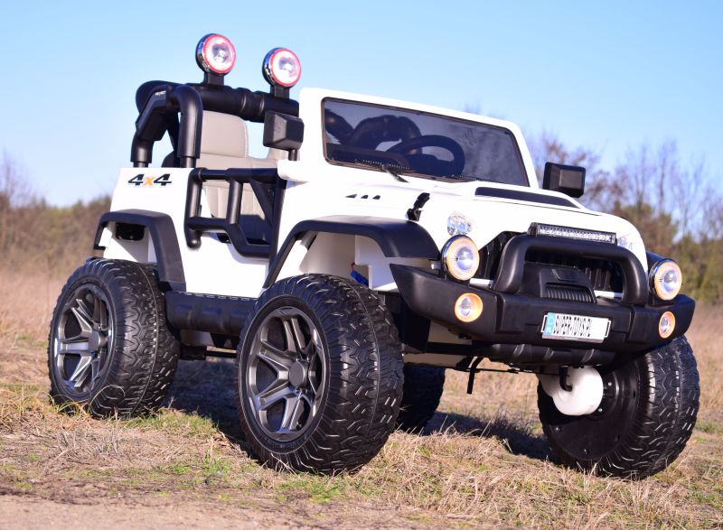 MEGA JEEP PERFECT 002B EXCLUSIVE, WOLNY START/ MIĘKKIE KOŁA HP-002B - obrazek 7