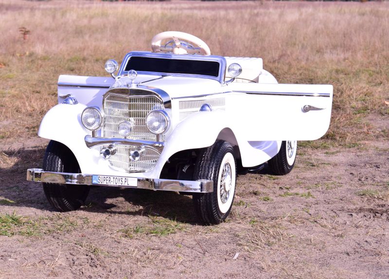 MERCEDES RETRO TYP 540K DLA DZIECKA I DLA RODZICA, MIĘKKIE KOŁA EVA, MIĘKKIE SIEDZENIE, FULL OPCJA/A200 - obrazek 5