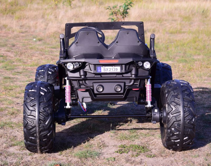 MEGA BUGGY DLA 2 DZIECI, 4 SILNIKI ( 310 W), 24V, MIĘKKIE SIEDZENIE, MIĘKKIE KOŁA, WALIZKA NA AKUMULATOR,/SX-2139 - obrazek 8