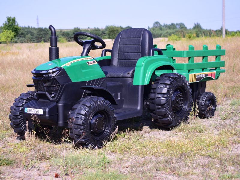 MEGA TRAKTOR AGRICULTURE Z PRZYCZEPĄ 2X200, 24V, SZYBKI SUPER JAKOSĆ/JC000B - obrazek 7