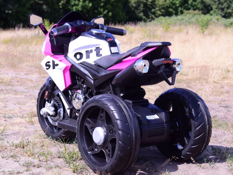 MEGA MOTOR 3 KOŁOWY SPORT, DWA SILNIKI , MIĘKKIE KOŁA, MIĘKKIE SIEDZENIE, GAZ W MANETCE/FB6886 - obrazek 14