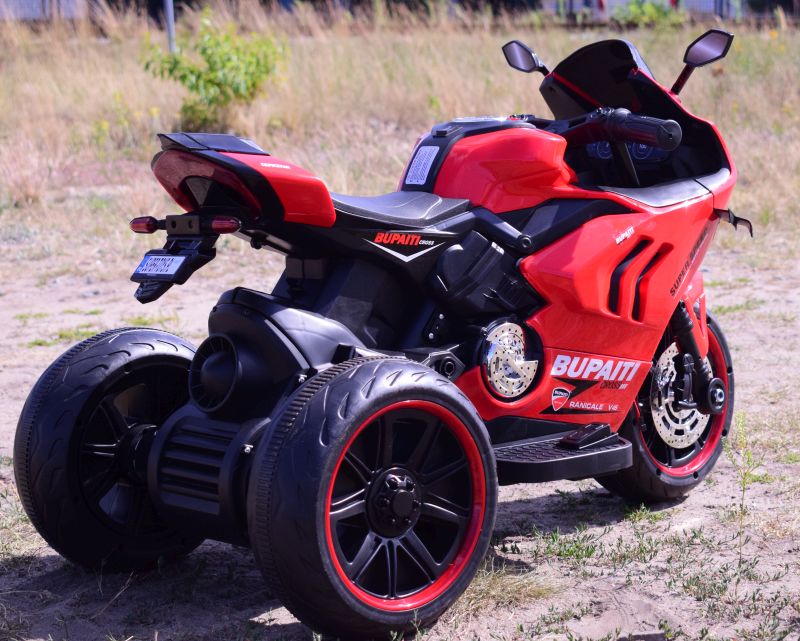 MEGA MOTOR 3 KOŁOWY BUPAITI, DWA SILNIKI , ŚWIECĄCE KOŁA/BPD-818 - obrazek 7