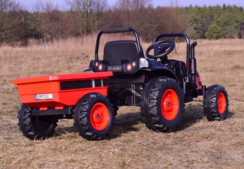 MEGA TRAKTOR Z PRZYCZEPĄ. MIĘKKIE SIEDZENIE, PILOT, RADIO FM/HL388 - obrazek 7