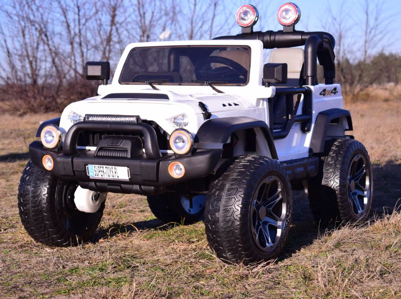 MEGA JEEP PERFECT 002B EXCLUSIVE, WOLNY START/ MIĘKKIE KOŁA HP-002B - obrazek 8