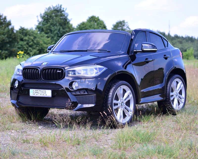 ORYGINALNE BMW X6M 2 OSOBOWE 2x120 WAT - W NAJLEPSZEJ WERSJI, MIĘKKIE SIEDZENIE, PILOT 2.4 GHZ, LAKIER/ 2168 - obrazek 8
