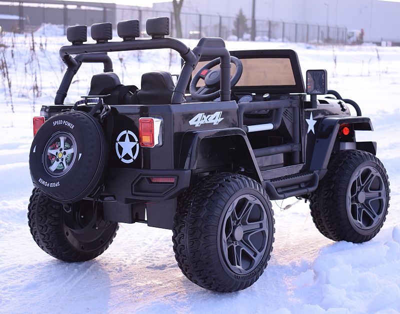 MEGA JEEP 4X4 Z REDUKTOREM NAPĘDU EXCLUSIVE 24 V, 480 WAT, WOLNY START,MIĘKKIE KOŁA /WXE1688-24V - obrazek 14