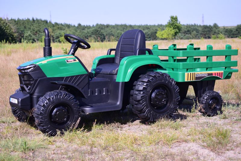MEGA TRAKTOR AGRICULTURE Z PRZYCZEPĄ 2X200, 24V, SZYBKI SUPER JAKOSĆ/JC000B - obrazek 8