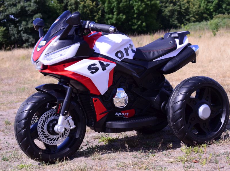 MEGA MOTOR 3 KOŁOWY SPORT, DWA SILNIKI , MIĘKKIE KOŁA, MIĘKKIE SIEDZENIE, GAZ W MANETCE/FB6886 - obrazek 8