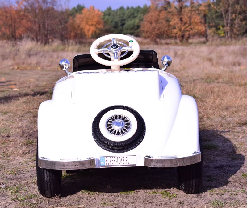 MERCEDES RETRO TYP 540K DLA DZIECKA I DLA RODZICA, MIĘKKIE KOŁA EVA, MIĘKKIE SIEDZENIE, FULL OPCJA/A200 - obrazek 7