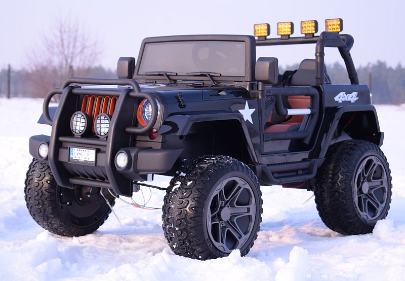 MEGA JEEP 4X4 Z REDUKTOREM NAPĘDU EXCLUSIVE 24 V, 480 WAT, WOLNY START,MIĘKKIE KOŁA /WXE1688-24V - obrazek 15