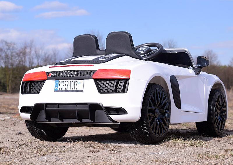 NAJNOWSZY ORYGINALNY AUDI R8 NA LICENCJI MIĘKKIE SIEDZENIE, MIĘKKIE KOŁA SUPER JAKOŚĆ/AUDI R8 - obrazek 3