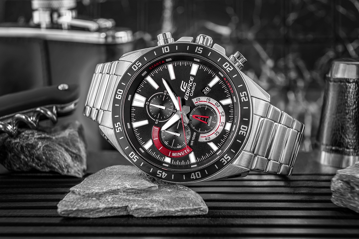 Zegarek Męski CASIO EDIFICE EFV-620D-1A4VUEF + BOX - obrazek 5