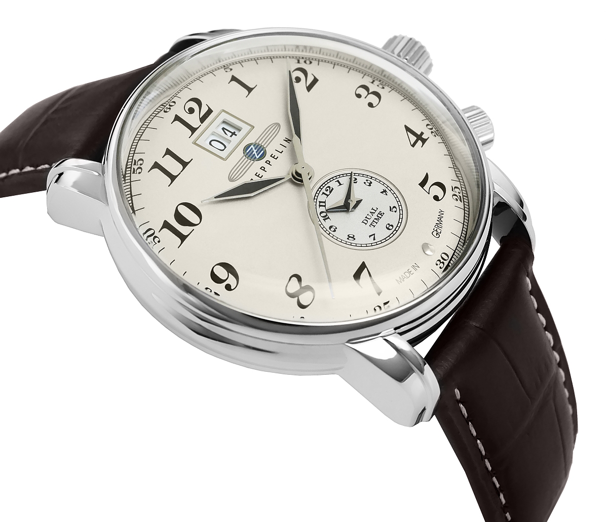 Zegarek Męski ZEPPELIN LZ127 Graf Zeppelin GMT 7642-5 + BOX - obrazek 5