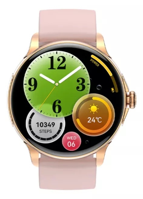 Smartwatch Damski Rubicon RNCF35 ROSE GOLD Bransoleta + Pasek Pink - obrazek 5