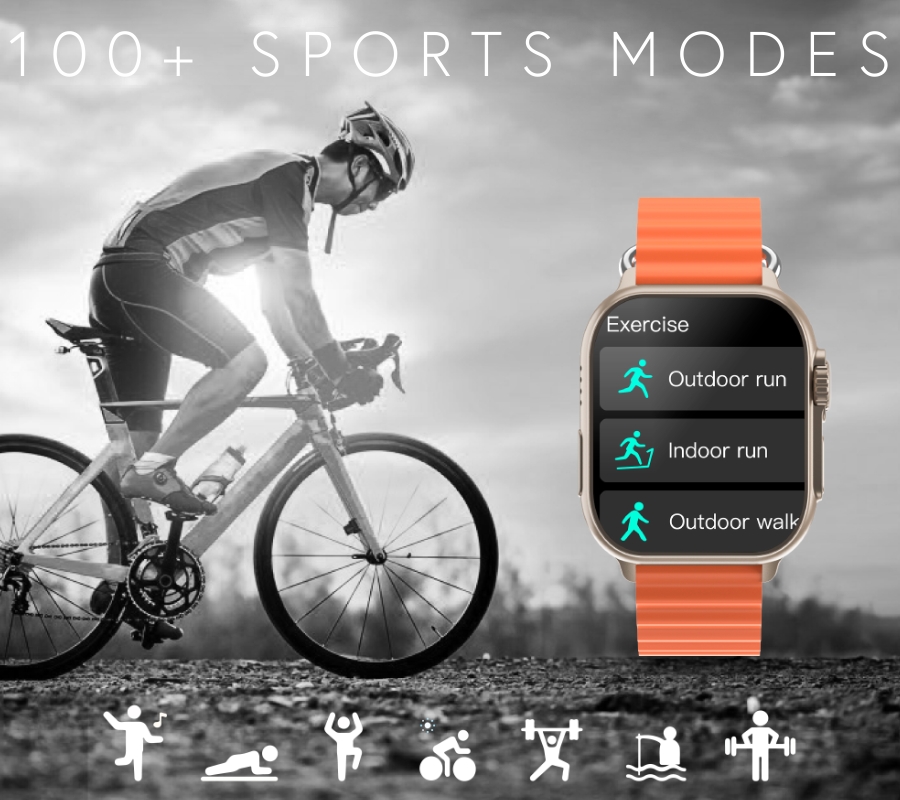 Smartwatch Męski RUBICON RNCF17 Tytan/Black SMARUB268 - obrazek 5
