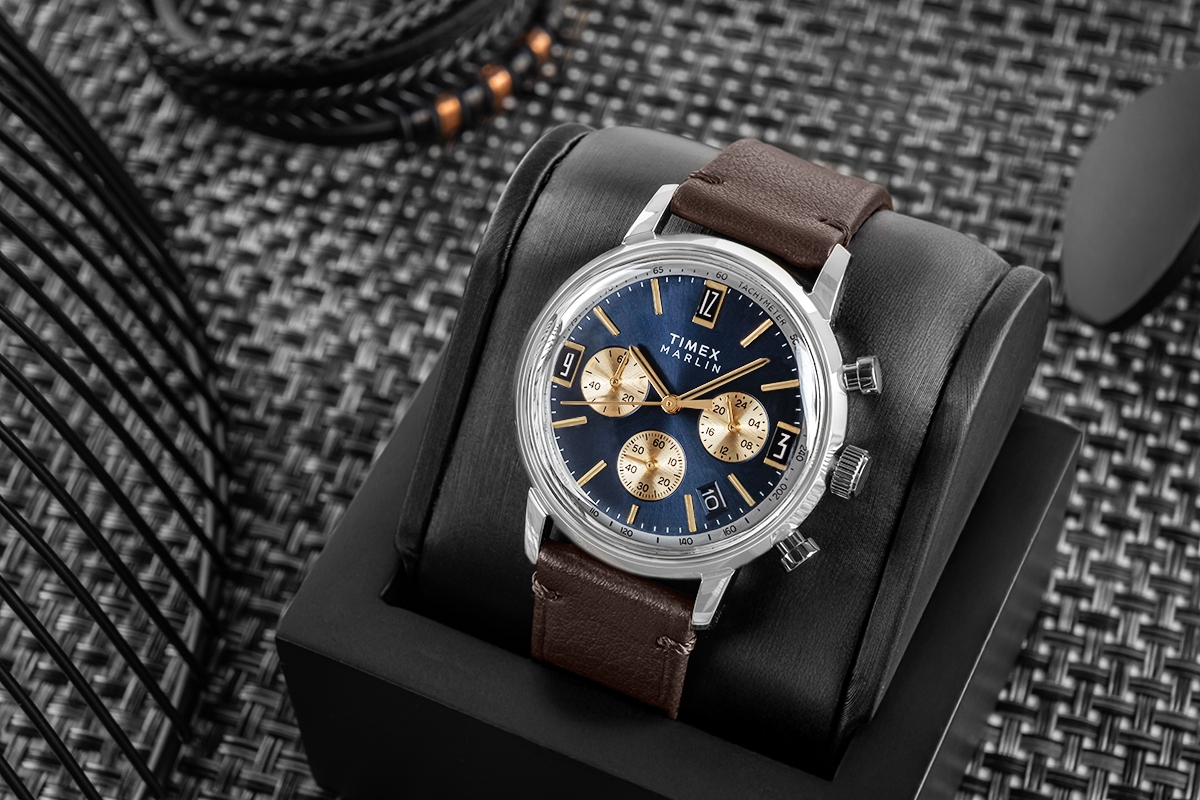Zegarek Męski TIMEX Marlin® Chronograph Tachymeter TW2W60400 + BOX - obrazek 5