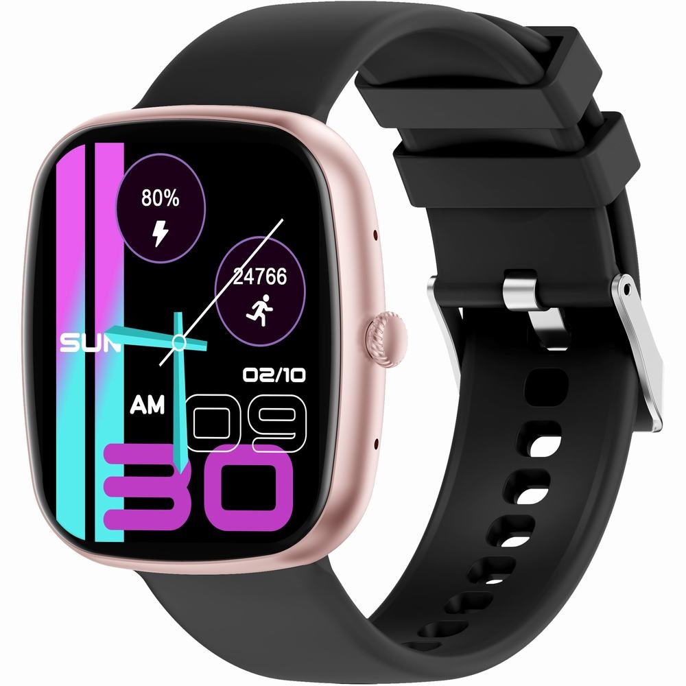Smartwatch Damski GRAVITY GT18-1 Różowy Pasek Silikonowy + Czarny Pasek - obrazek 5