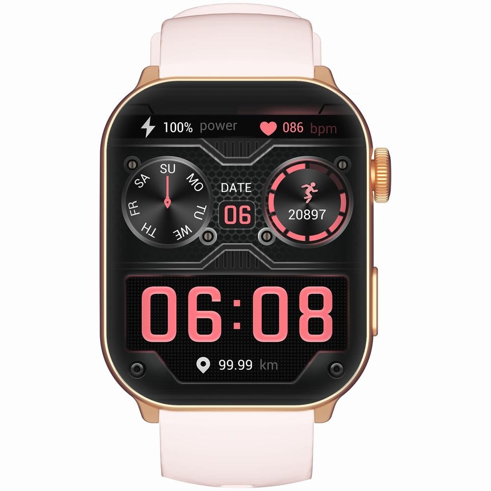 Smartwatch Damski GRAVITY GT28-6 Pasek + Bransoleta Różowe złoto Różowy - obrazek 5