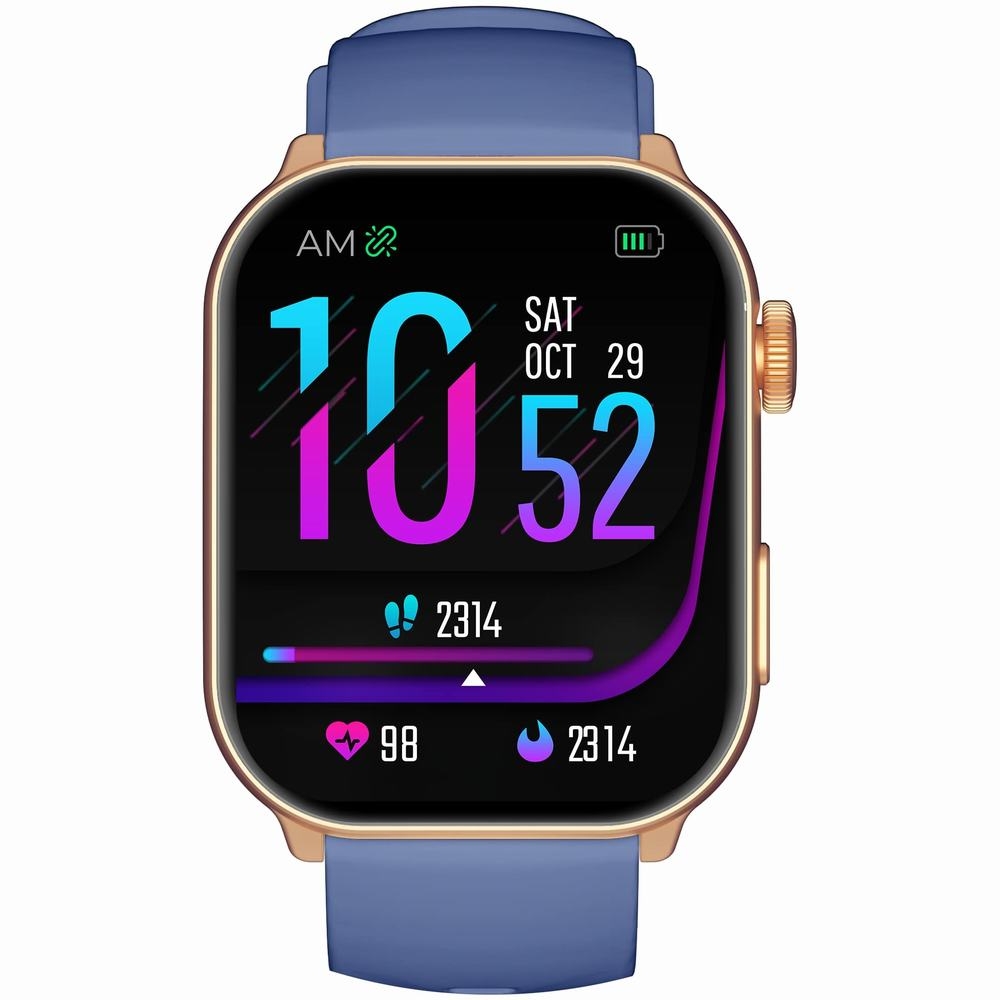 Smartwatch Damski GRAVITY GT28-8 Pasek + Bransoleta Różowe złoto Granatowy - obrazek 5