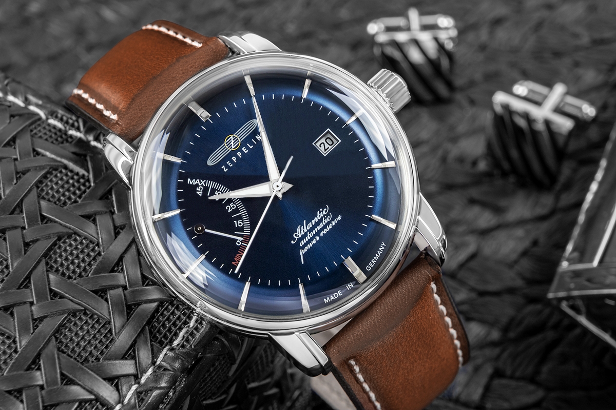 Zegarek Męski ZEPPELIN Atlantic Automatic Power Reserve 8462-3 + BOX - obrazek 5